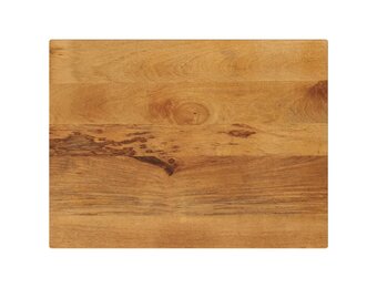 Tafelblad Massief Mangohout 90x70 cm - Nu met 54% Korting!