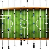 Voetbaltafel Staal Lichtbruin/Zwart - 35% Korting!