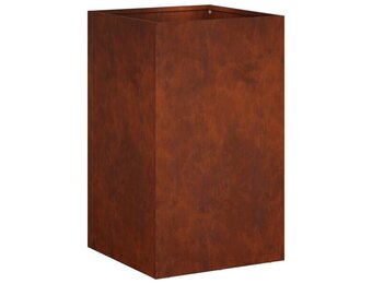vidaXL Plantenbak Roestkleurig 30 x 30 x 50 cm weervast staal