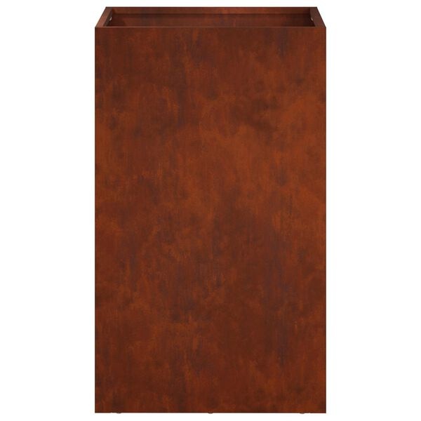 vidaXL Plantenbak Roestkleurig 30 x 30 x 50 cm weervast staal