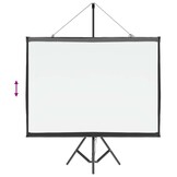 vidaXL Projectiescherm met statief 50 inch 4:3