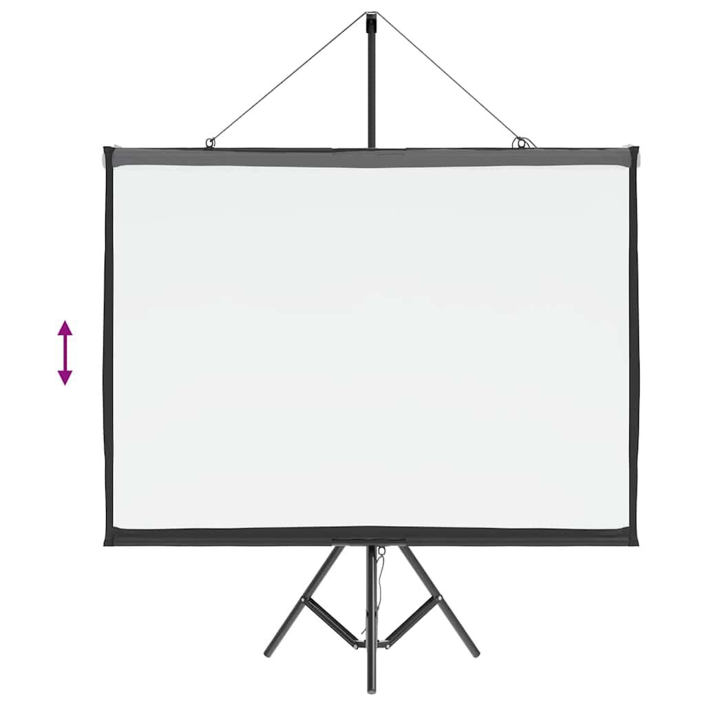 vidaXL Projectiescherm met statief 50 inch 4:3