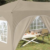 vidaXL Pop-up partytent 575 x 288 x 245 cm Crèmekleurig Oxford Stof