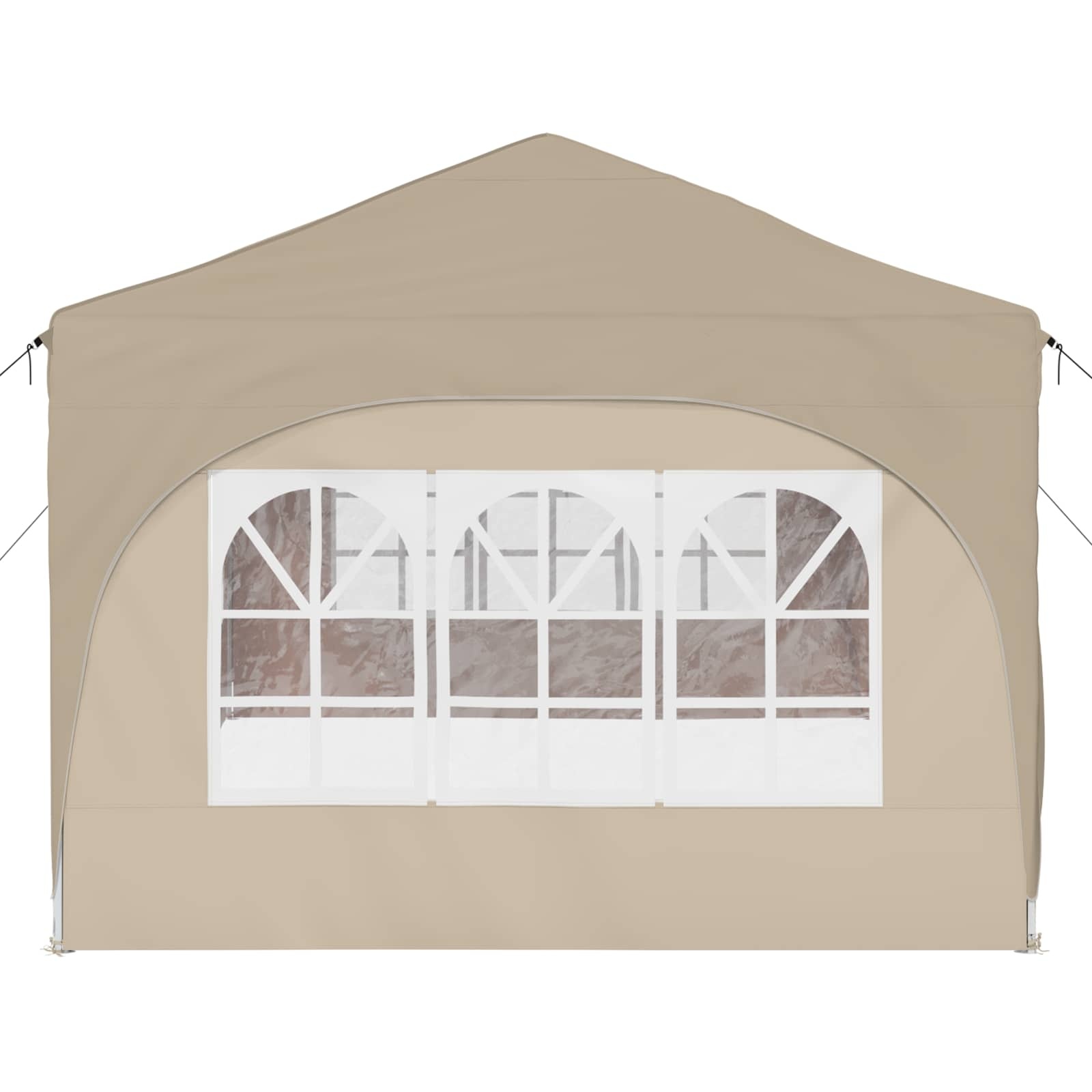vidaXL Pop-up partytent 575 x 288 x 245 cm Crèmekleurig Oxford Stof
