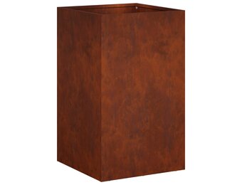 vidaXL Plantenbak Roestkleurig 30 x 30 x 50 cm weervast staal