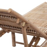 vidaXL Ligbed bamboe