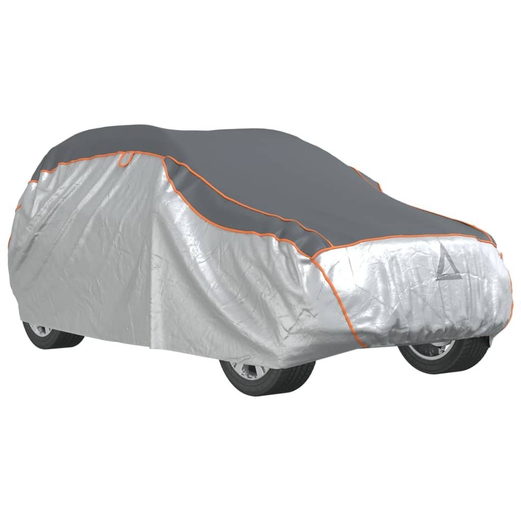 vidaXL Autohoes voor SUV hagelbescherming L zilverkleurig en grijs