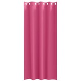 vidaXL Zwart-out Gordijnen met Ringen 2 st Felroze 245 x 140 cm