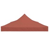 vidaXL Partytentdak 270 g/m² 6x3 m terracotta