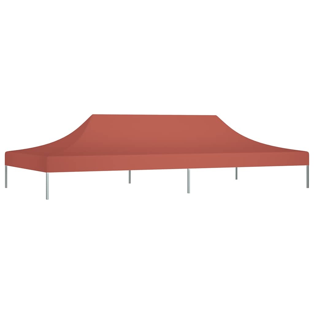 vidaXL Partytentdak 270 g/m² 6x3 m terracotta