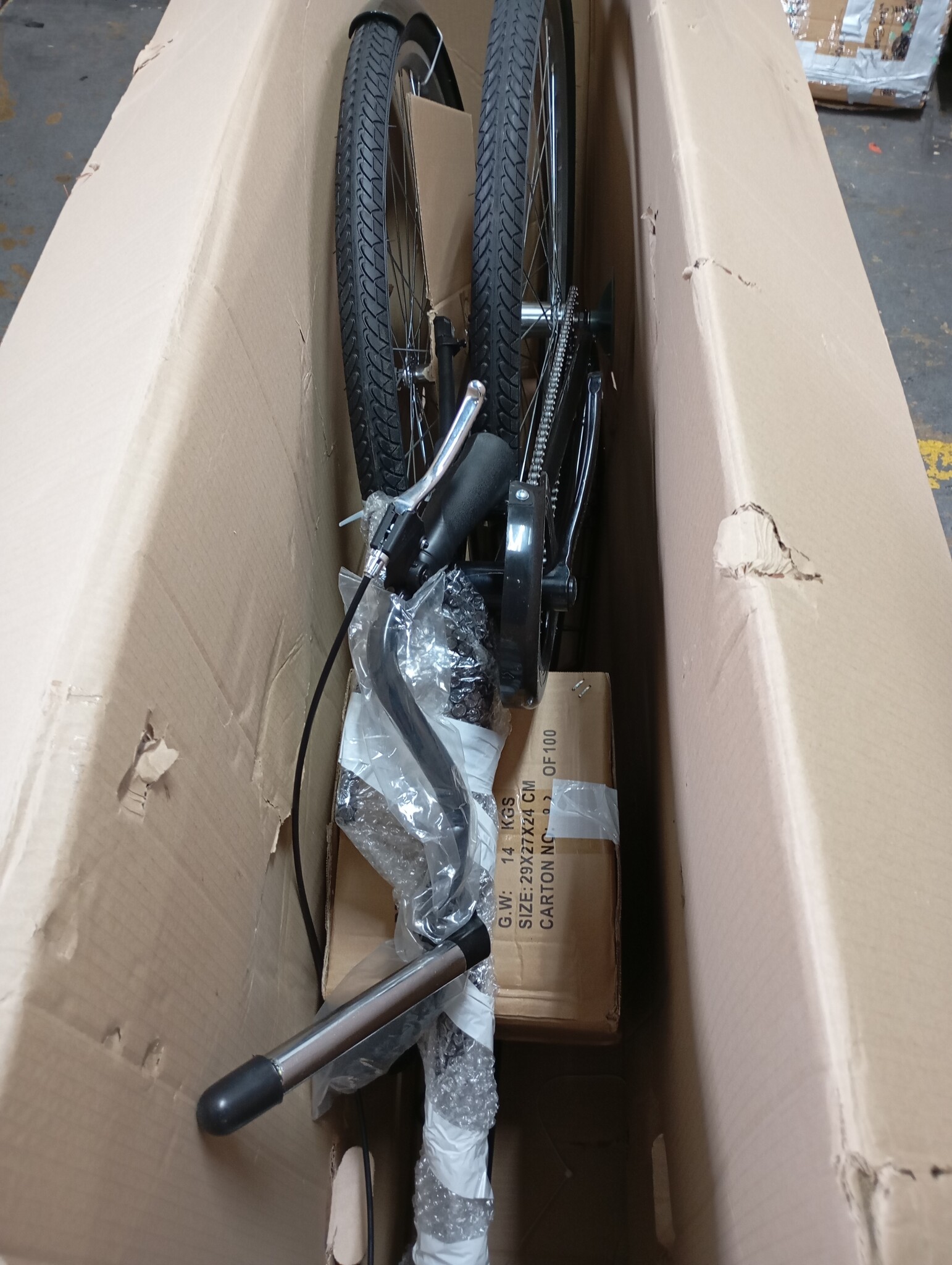 Herenfiets - 28 inch fiets - retro - zwart