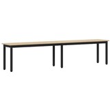vidaXL Bank Sonoma Eiken 200 x 35 x 45 cm Bewerkt hout
