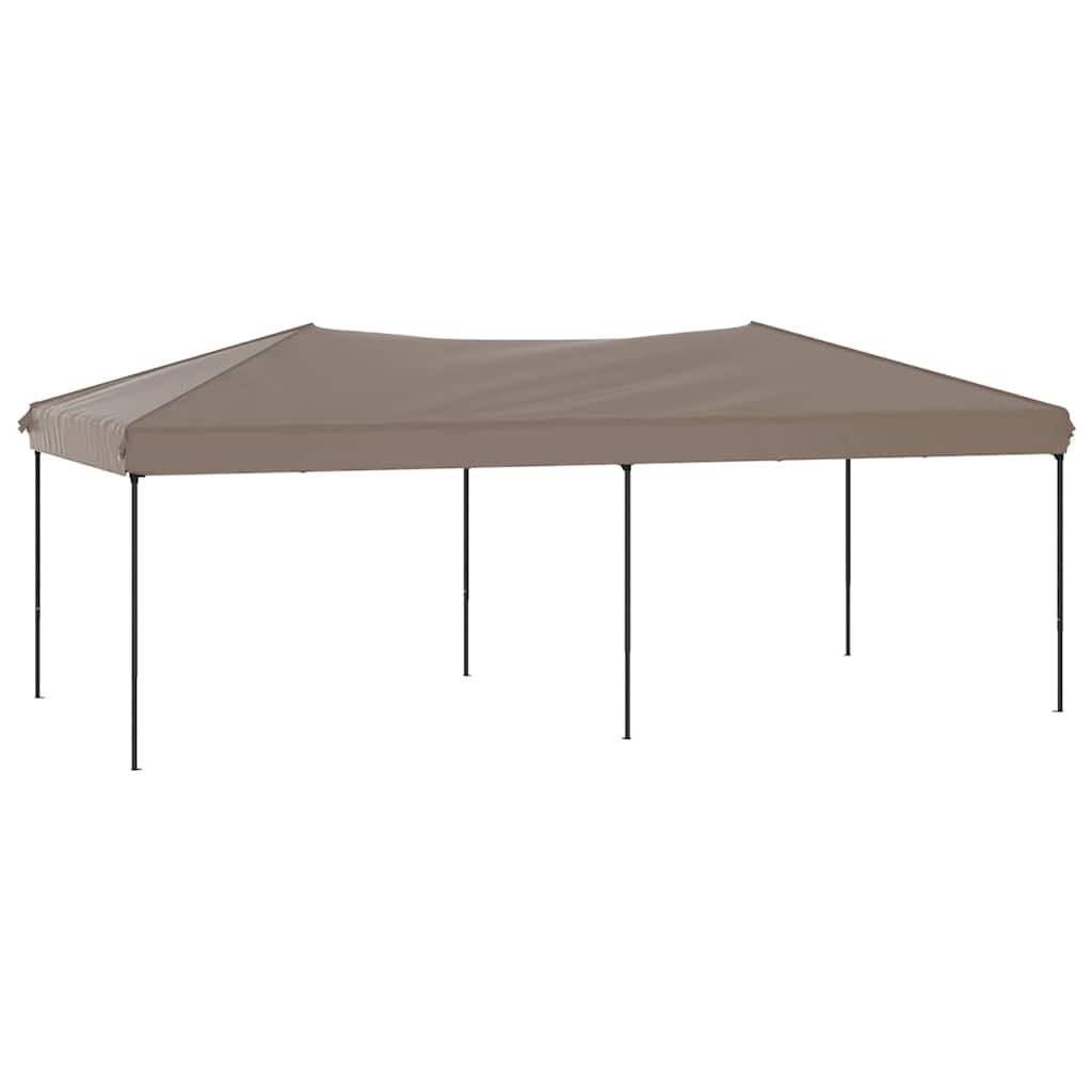 vidaXL Partytent inklapbaar 3x6 m taupe