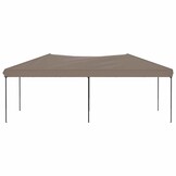 vidaXL Partytent inklapbaar 3x6 m taupe