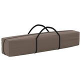 vidaXL Partytent inklapbaar 3x6 m taupe