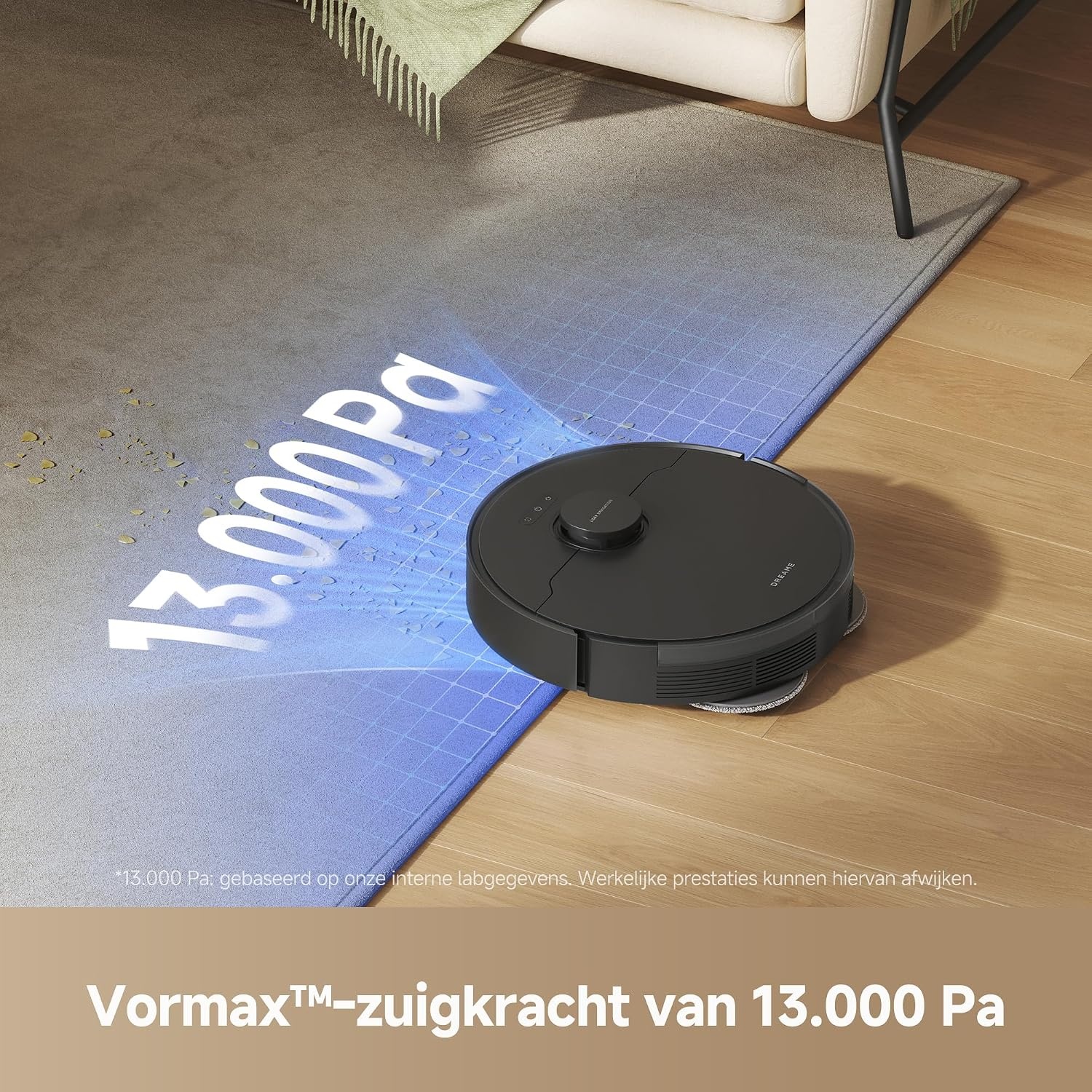 DREAME L10s Pro Gen 3 robotstofzuiger, 13.000 Pa zuigkr. RoboSwing