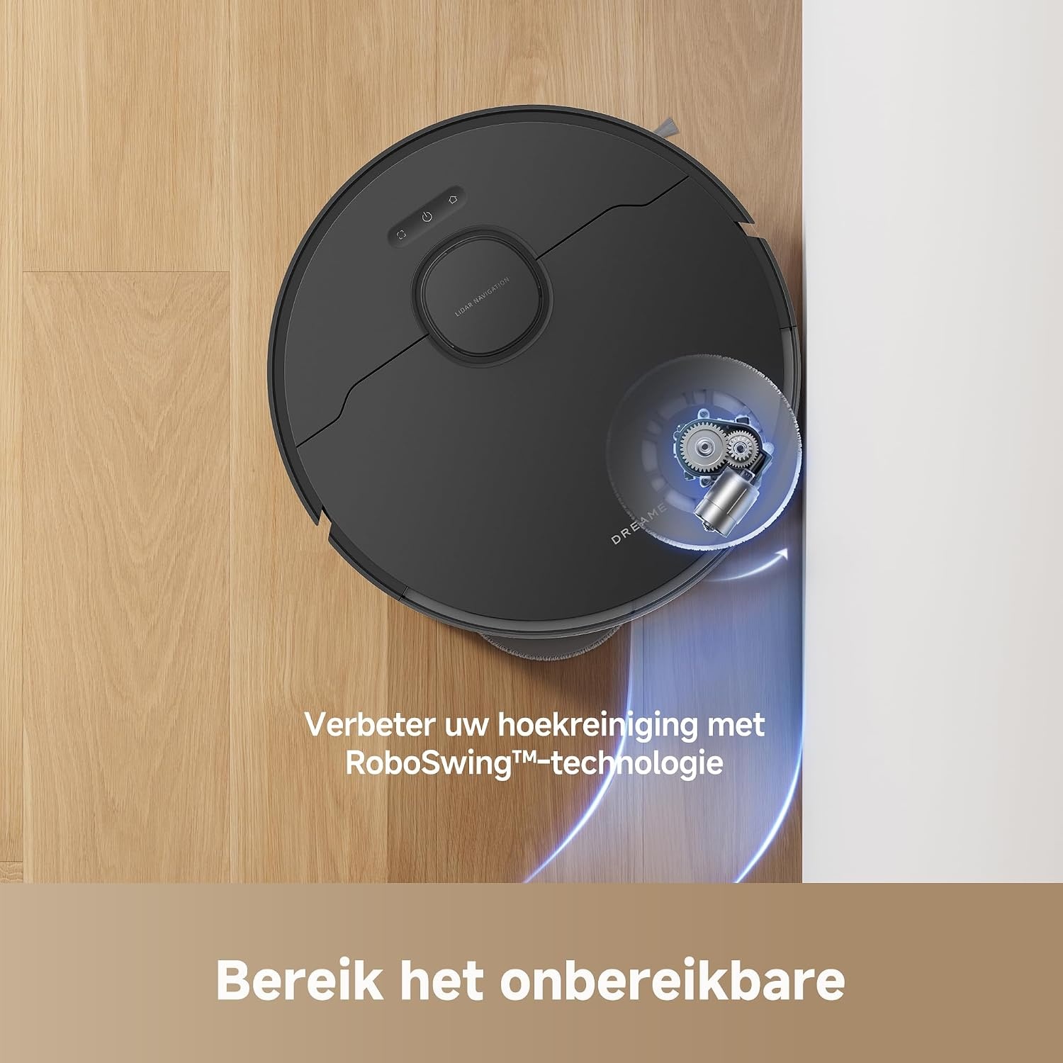 DREAME L10s Pro Gen 3 robotstofzuiger, 13.000 Pa zuigkr. RoboSwing