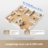 DREAME L10s Pro Gen 3 robotstofzuiger, 13.000 Pa zuigkr. RoboSwing