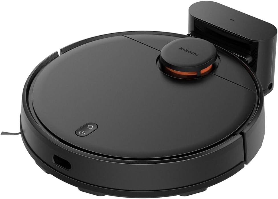 Xiaomi T12 Robotstofzuiger, slimme robotstofzuiger met dweilfunctie, robotstofzuiger met 3500 Pa, LiDAR navigatie, obstakelherkenning, tot 130 minuten looptijd, app-bediening, tapijt voor dierenharen