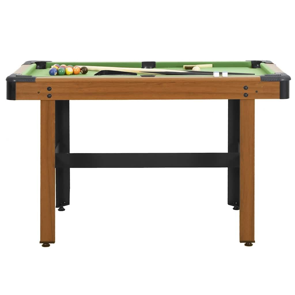 vidaXL Biljarttafel 4 feet 122x61x76 cm bruin