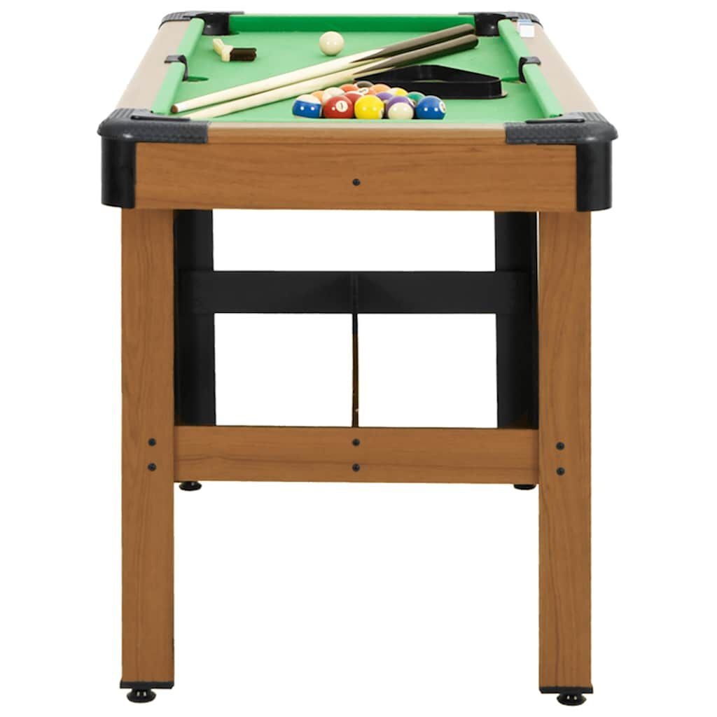 vidaXL Biljarttafel 4 feet 122x61x76 cm bruin