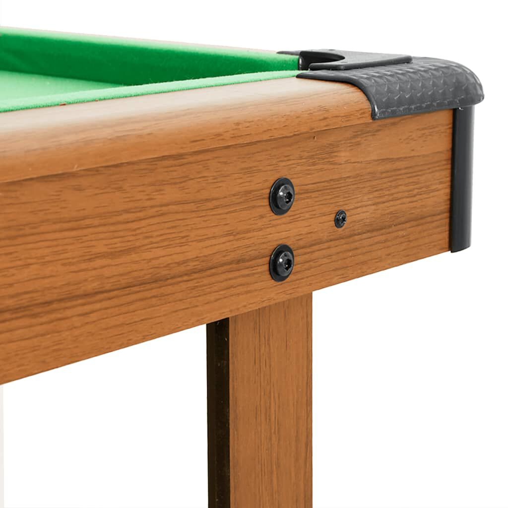 vidaXL Biljarttafel 4 feet 122x61x76 cm bruin