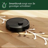 iRobot Roomba® Plus 405 Combo + AutoWash Dock Robotstofzuiger met Dweilfunctie - Multifunctioneel Dock - DualClean Dweilpads - ClearView LiDAR - 75 Dagen Zelflegend - SmartScrub - Zwart (G1850)