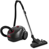 Grundig, VCC 3850 A Stofzuiger met zak, 800 W, 2,1 L, zwart/rood