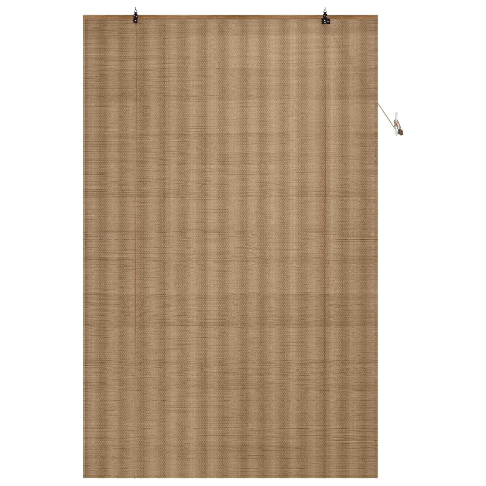 vidaXL Rolgordijn Bruin 150 x 220 cm Bamboe