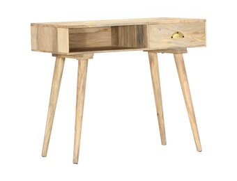 vidaXL Wandtafel 90x45x75 cm massief mangohout