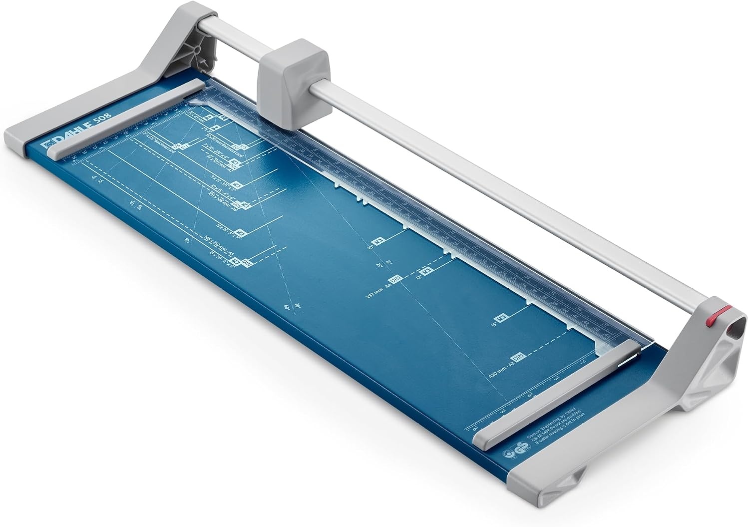 Dahle 508 papiersnijder model 2020 (6 vellen snijvermogen, tot DIN A3) blauw