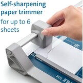 Dahle 508 papiersnijder model 2020 (6 vellen snijvermogen, tot DIN A3) blauw