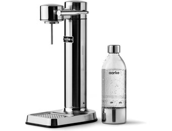 Aarke Carbonator 3 Sodamaker met Aarke Fles, Afwerking Staal