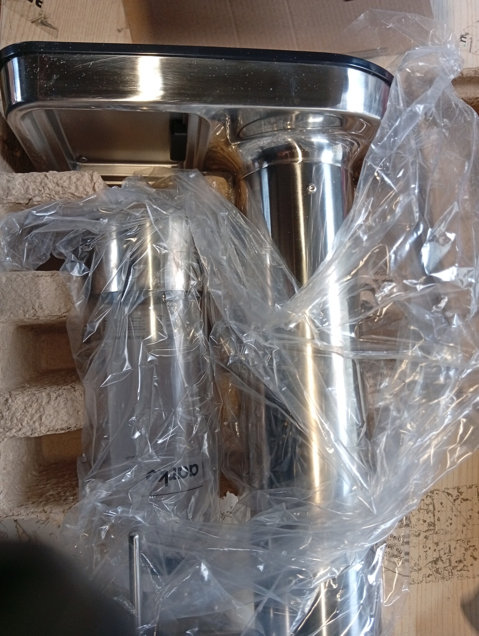Aarke Carbonator 3 Sodamaker met Aarke Fles, Afwerking Staal