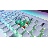 Turtle Beach Vulcan II Max Optisch-mechanisch pc-toetsenbord, aanpasbare RGB-verlichting, polssteun, lineaire Titan II-schakelaar, aluminium plaat, wit