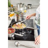 RÖSLE Elegance ProPlex Koekenpan, universele pan met antiaanbaklaag, 28 cm, roestvrij staal 18/10, geschikt voor inductie, vaatwasmachinebestendig - Maat Ø 28 cm