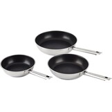 RÖSLE Elegance ProPlex Koekenpan, universele pan met antiaanbaklaag, 28 cm, roestvrij staal 18/10, geschikt voor inductie, vaatwasmachinebestendig - Maat Ø 28 cm