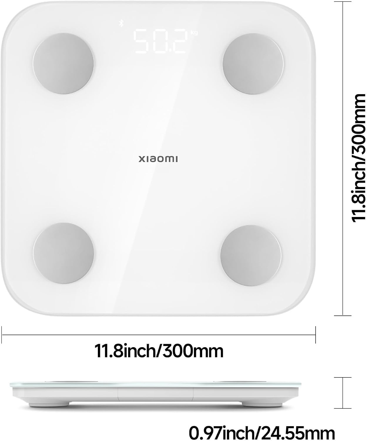 Xiaomi Body Composition Scale S400 - Slimme Weegschaal - Wit