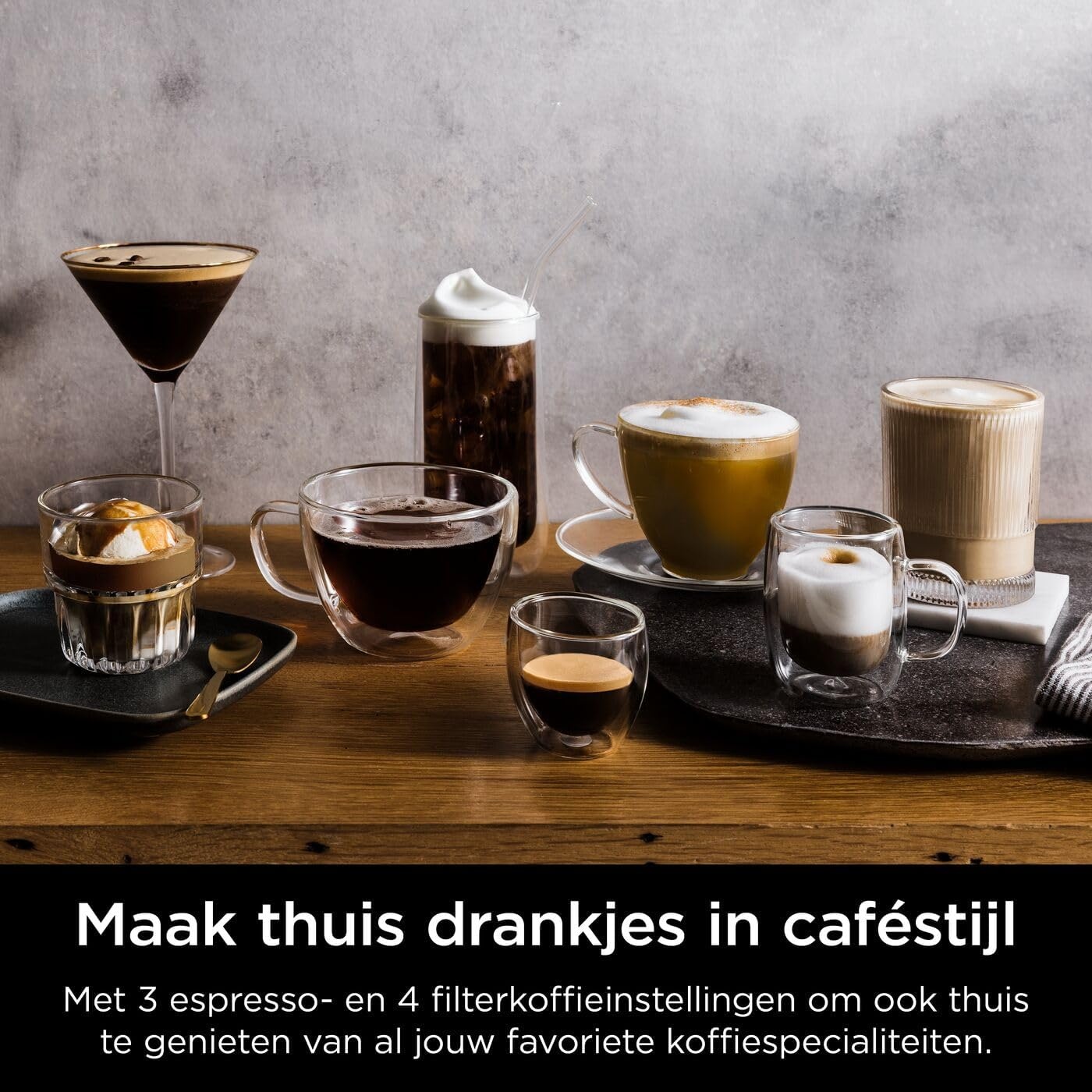 Ninja Luxe Premier 3-in-1 koffiezetapparaat, Donkergrijs, ES601EUGM