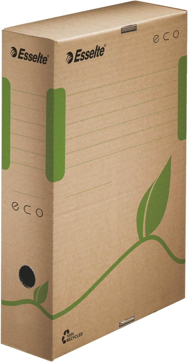 Esselte 623916 Archiefdoos ECO, DIN A4, bruin, (B) 80 mm