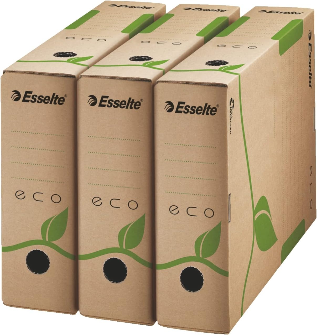 Esselte 623916 Archiefdoos ECO, DIN A4, bruin, (B) 80 mm