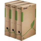 Esselte 623916 Archiefdoos ECO, DIN A4, bruin, (B) 80 mm