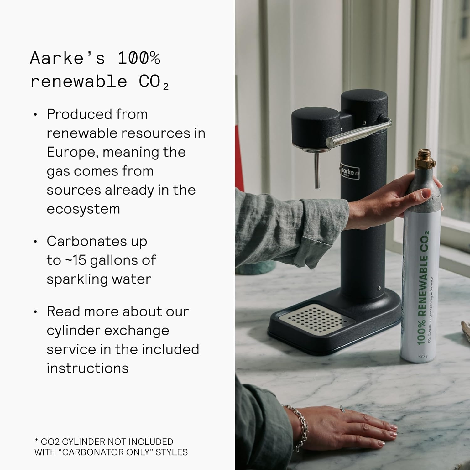 Aarke Carbonator 3 Bruiswatermaker - Sand Special Edition
