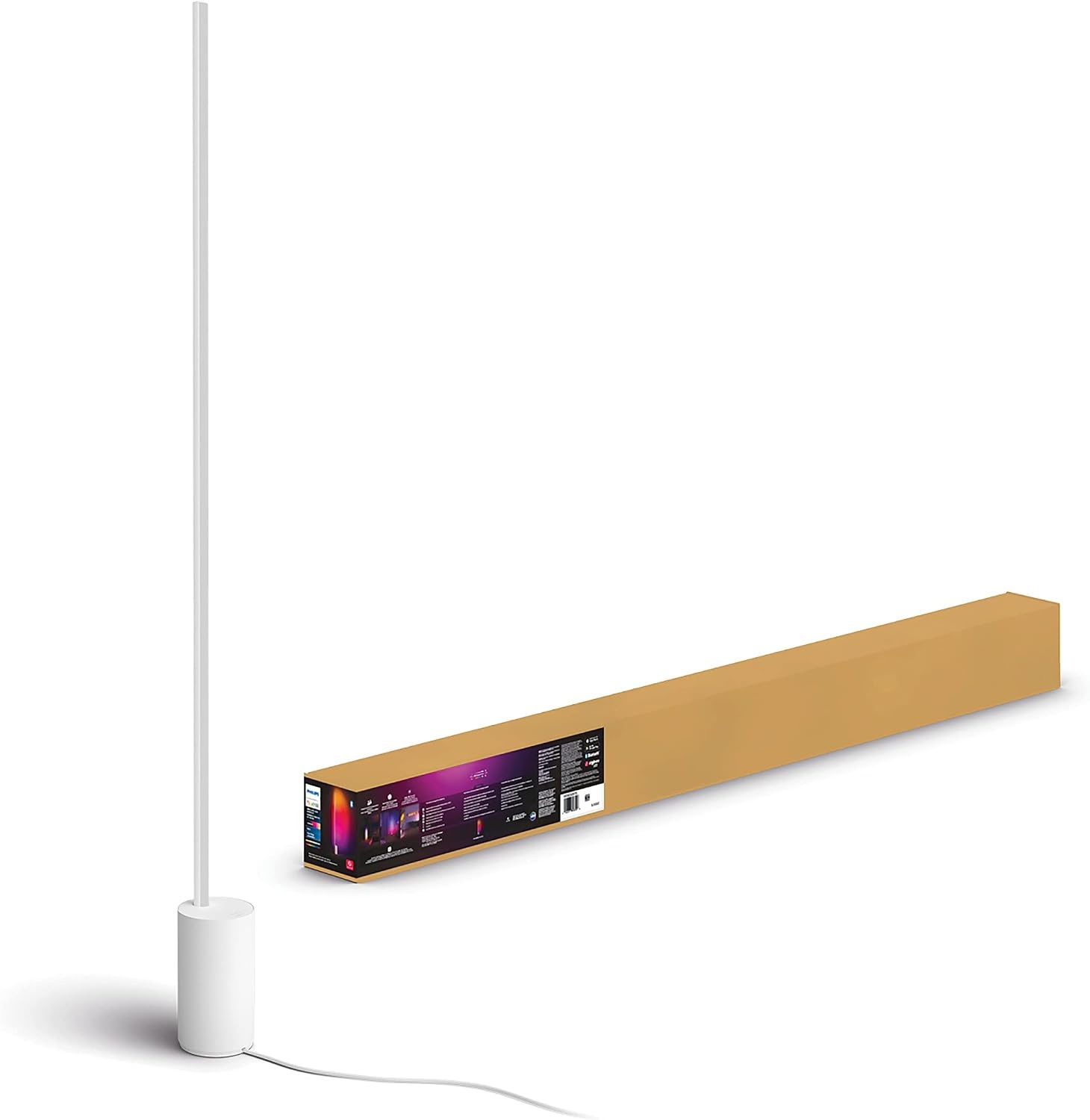 Philips Hue Gradient Signe Vloerlamp, Wit