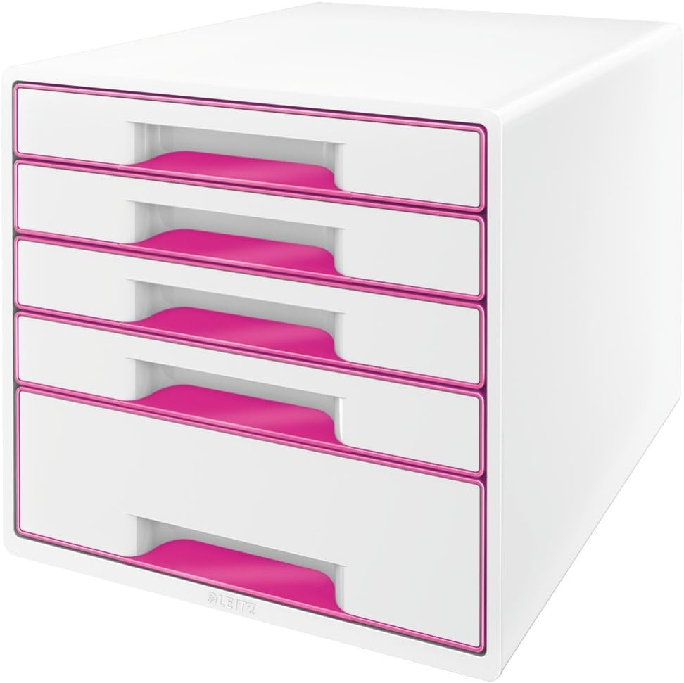 Leitz, 52142051, WOW CUBE-assortiment, Ladenblok Met 5 Laden - IJsblauw