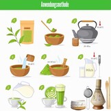 Matcha Thee Set 6-delig - Inclusief Keramische Matcha Kom 510 ml en Bamboe Accessoires - Bruin