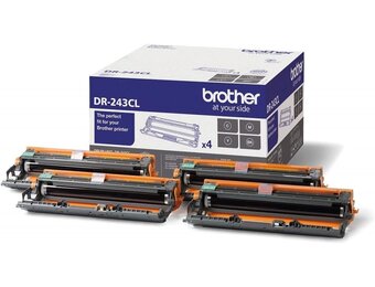 Brother DR243CL Originele Drum voor HLL3210CW, HLL3230CW, HLL3270CW, DCPL3510CW, DCPL3550CW, MFCL3710CW, MFCL3750CW, MFCL3770CDW, Zwart, Pack van 4