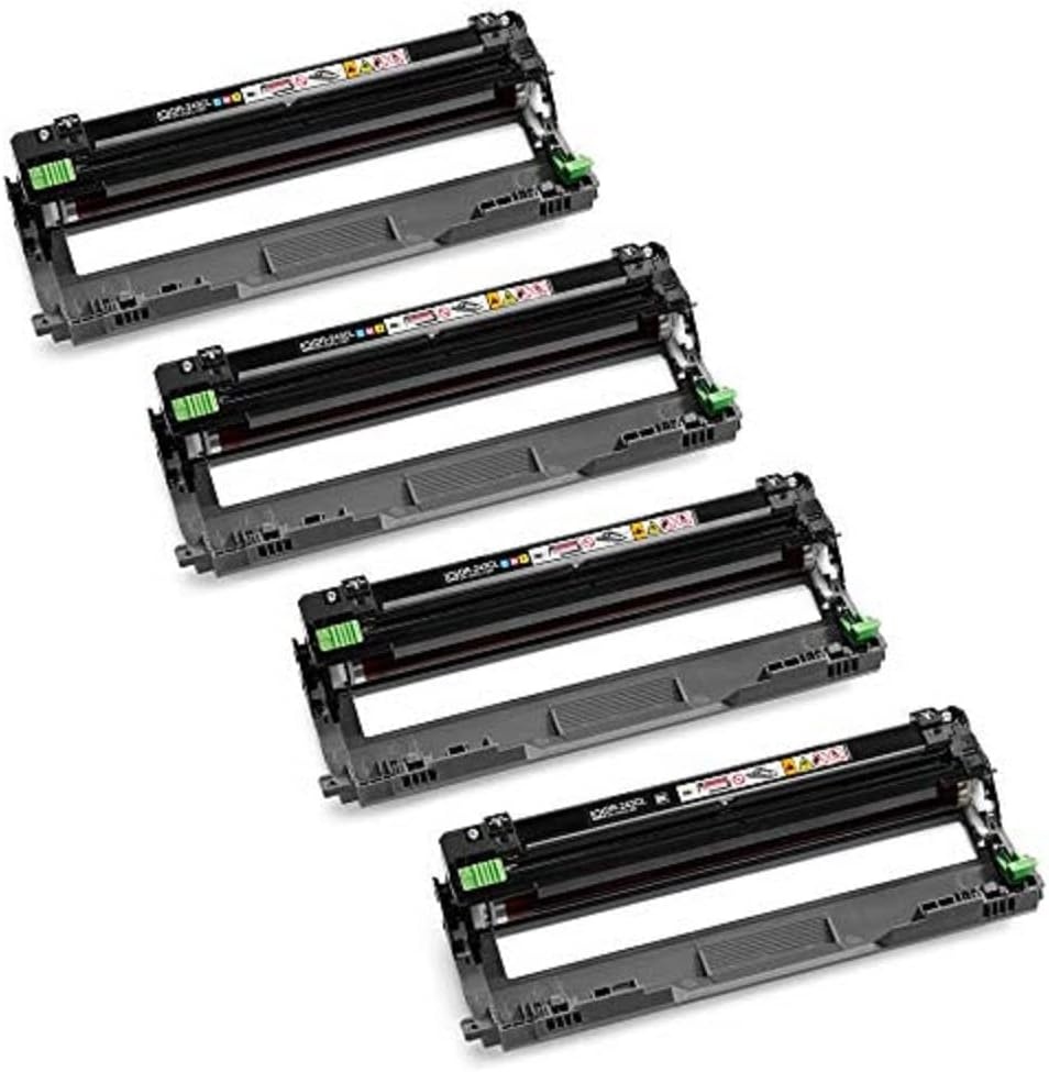 Brother DR243CL Originele Drum voor HLL3210CW, HLL3230CW, HLL3270CW, DCPL3510CW, DCPL3550CW, MFCL3710CW, MFCL3750CW, MFCL3770CDW, Zwart, Pack van 4