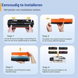 Palmtree 203X Toner Compatibel met HP 203X 203A CF540X Multipack