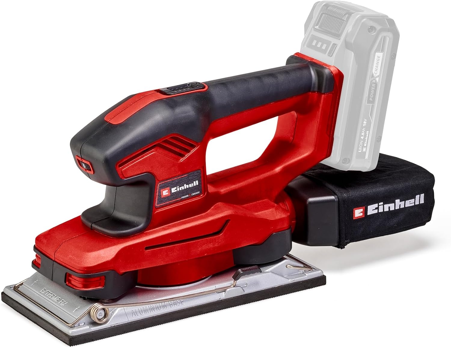 Einhell Accu Vlakschuurmachine 18V - 1/2 Vel - Power X-Change - Solo